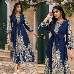Middle East Arab Muslim Print Dress