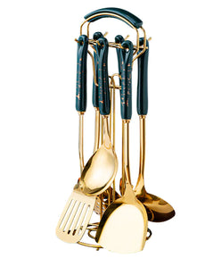 Nordic Luxury Kitchen Utensil Set with Ceramic Handle