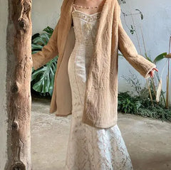 Vintage French Court Drop Bead Dress