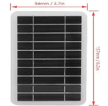Portable 2W Solar Panel USB Charger