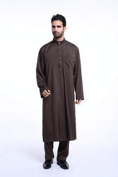 Men's Arab Middle Eastern Thobe Set TH805