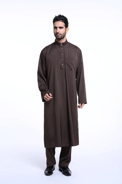 Men's Arab Middle Eastern Thobe Set TH805