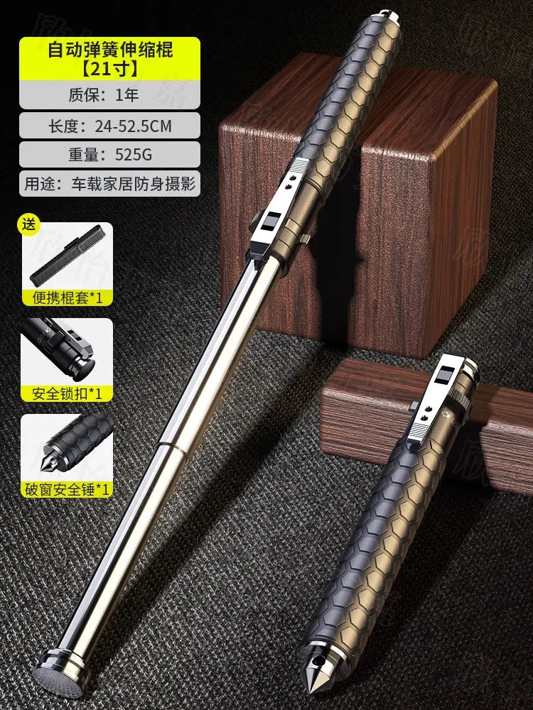 Automatic Spring Self-Defense Baton for Women
