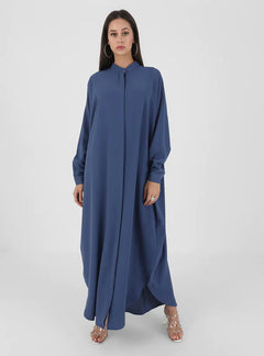 Muslim Abaya with Batwing Sleeves - Southeast Asia Fashion