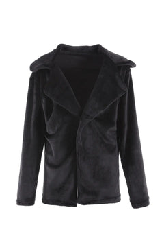 Fashionable Women's Plush Collar Autumn Winter Coat